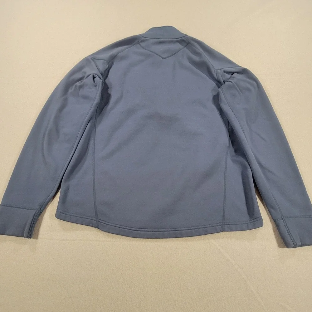 REI Quarter Zip Fleece Pullover‎ Jacket Blue Black Mens Large Outdoor Gorpcore